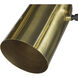Tarlo 67.25 inch 40.00 watt Brass and Black Floor Lamp Portable Light
